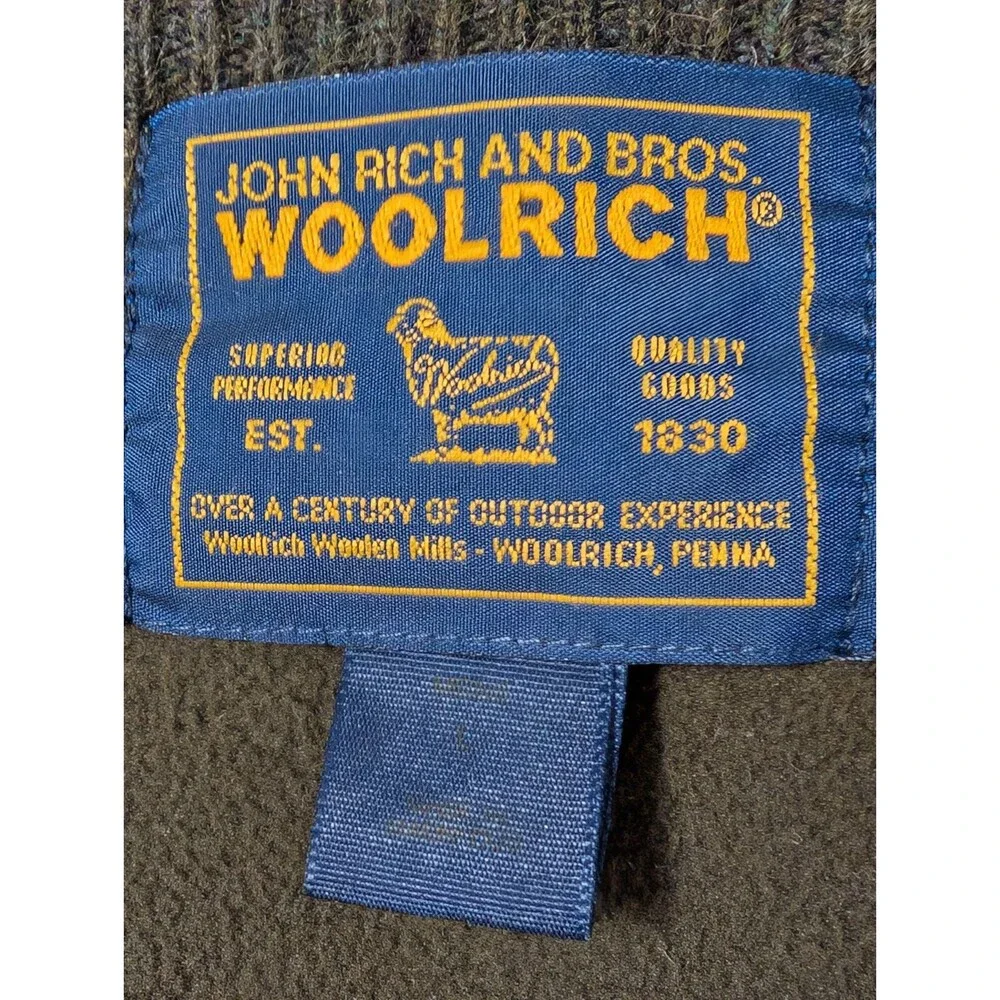 Vintage Woolrich V Neck 100% Shetland Wool Sweater With Elbow Patches (M/L?)